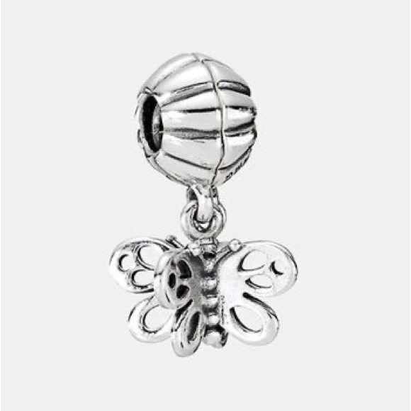 Pandora Retired Friends Forever Butterfly 🦋 Charms Set 790531 - Picture 3 of 4